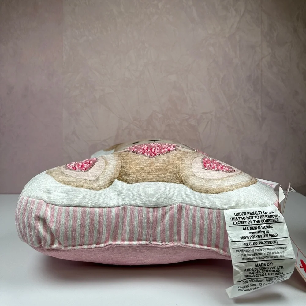 Bella Lux Valentine’s Teddy Bear Pillow